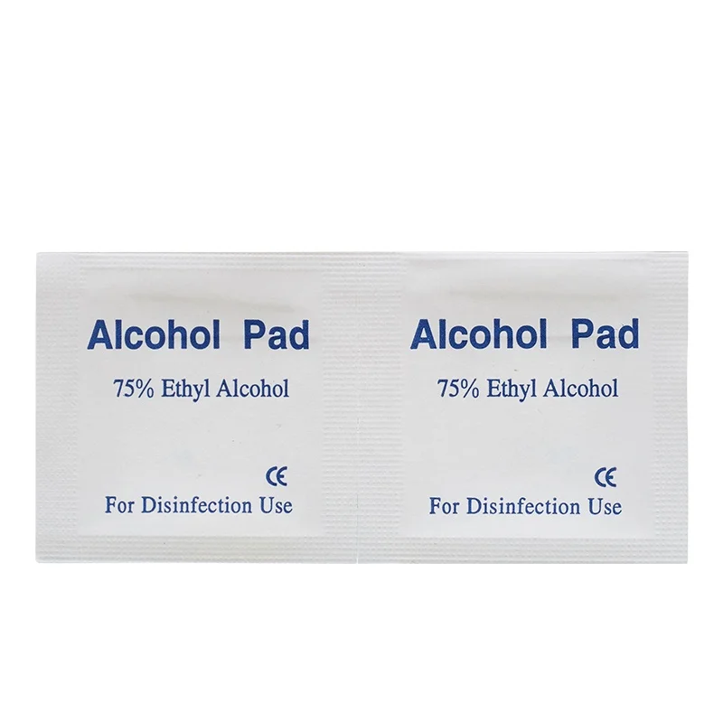Customized Ethyl Alcohol Pad Sanitizing Wet Wipes 70 IPA Anti-bacterial Wipes for Cleaning Custom Packaging Adults Household