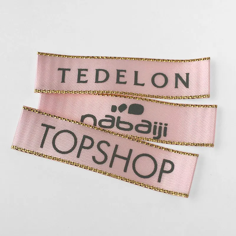 Высокое качество, частные футболки, мягкая лента, ткань, печатный логотип, шитье одежды, одежда, шея, этикетка