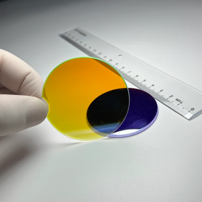 Стеклянный фильтр K9BK7B270 короткого прохода, размер под заказ, дихроический стеклянный фильтр для оптоволоконного освещения, светодиодная подсветка