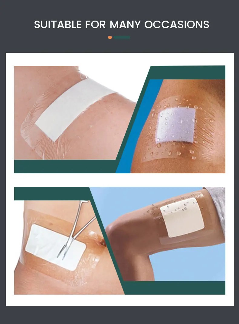 Medical waterproof  wound adhesive plaster dressing