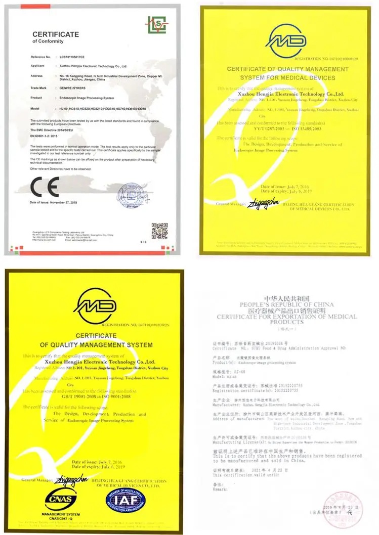 Portable Video Laryngoscope with 3.5 inches screen