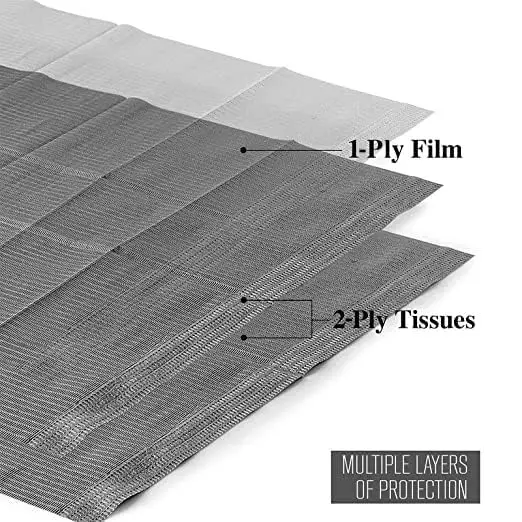 Tattoo Supplies Black Disposable 3ply Waterproof Nail Art Tattoo Dental Bibs Tattoo Table Covers Clean Pad 125 Pcs