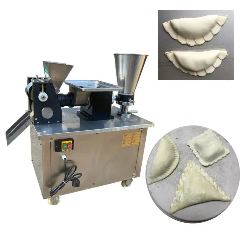 Automatic Electric dumpling samosa Wonton wrapper making machine/Spring roll Machine/momo lumpia Empanda round dumpling machine