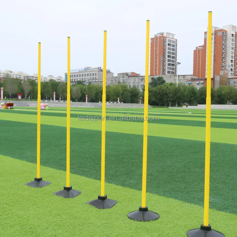 Football logo pole, basketball training obstacle  telescopic pole ABS winding pole crossbar