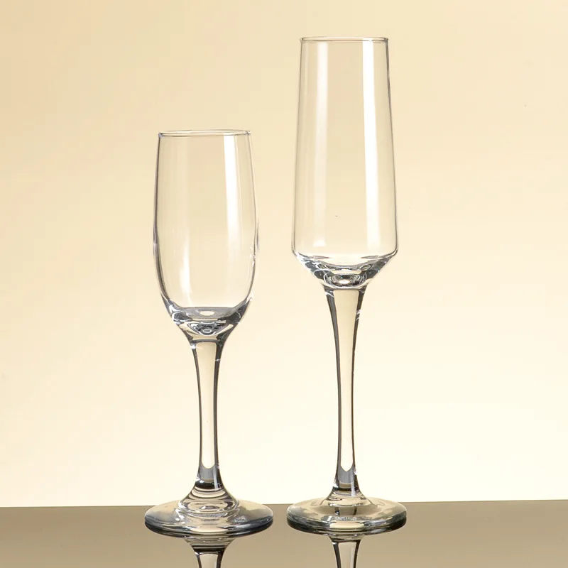 Elegant Clear Sparkling Champagne for Prosecco Restaurant Wedding Party Anniversary