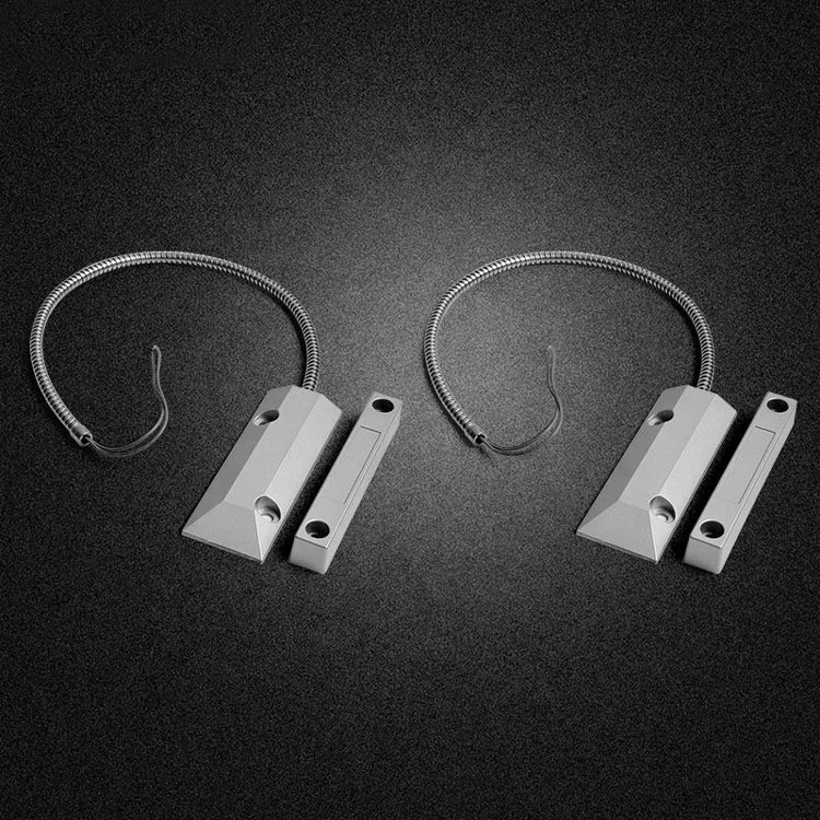 Zinc Alloyed Roll Shutter Door Entry Warning Magnetic Switch Conceal Magnetic Contact With Leads