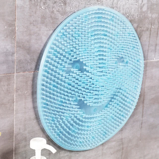 Fixed Lazy Bath Massage Pad Foot Scrubber Brush Bathroom Suction Cup Bath Brushes Sponges & Scrubbers