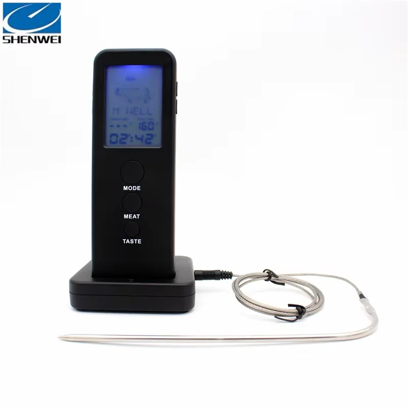 SW Smart WiFi Wireless Meat Thermometer Digital Food Thermometer for Remote Monitoring of Oven/Kitchen/BBQ/Smoker/Rotisserie