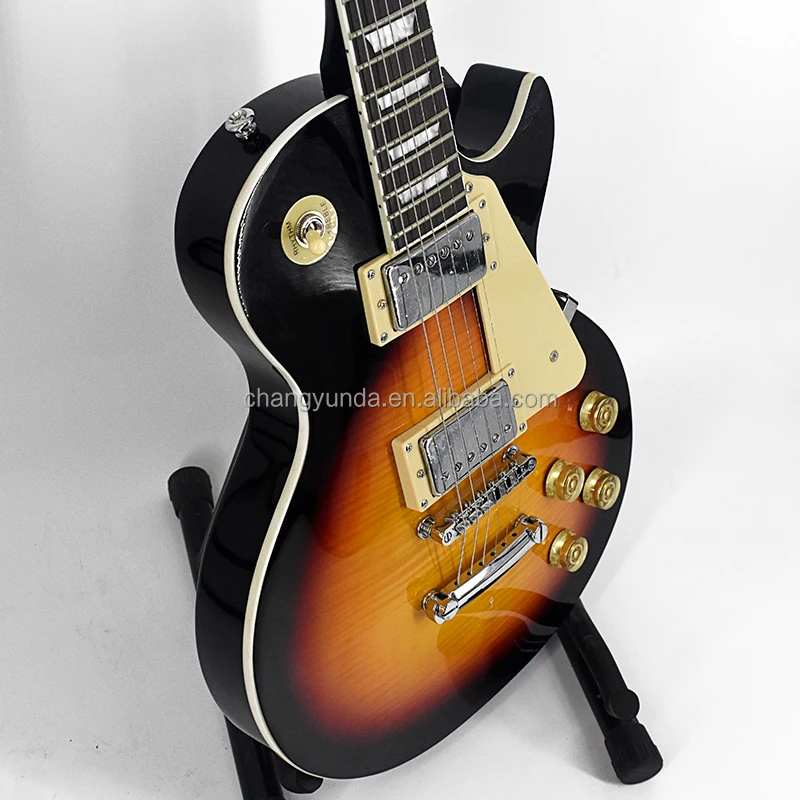 Krait 6 string electric guitar flame maple top bolt-on construction OEM guitar factory outlet