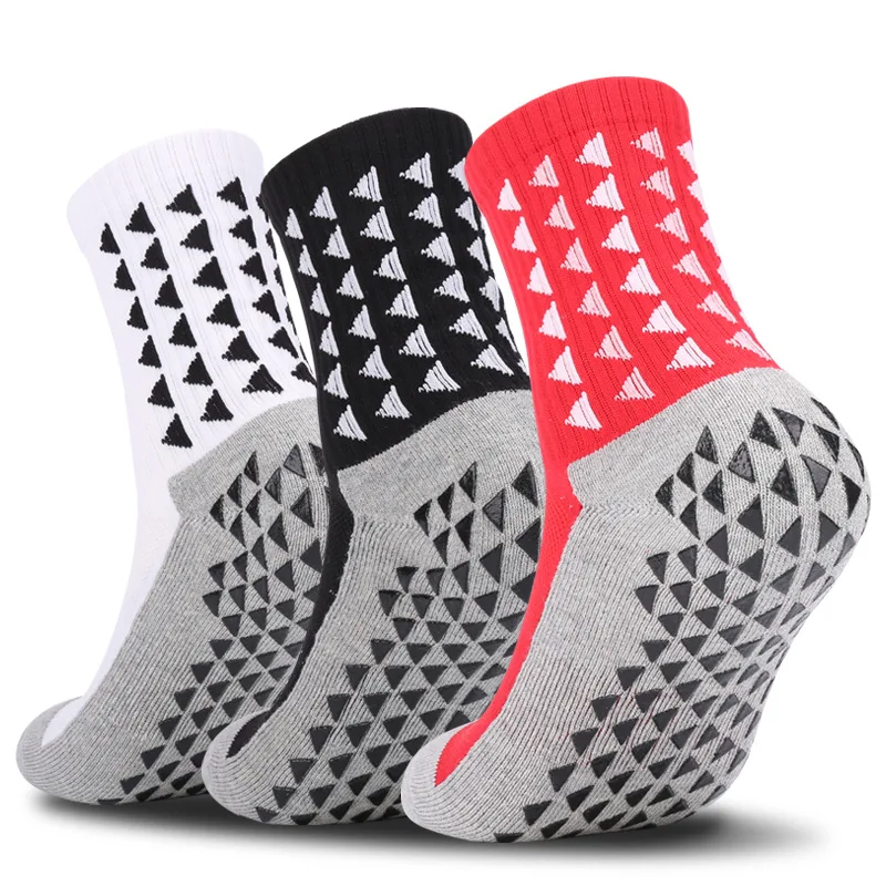 Wholesale Anti Slip Sock Non Slip Soccer Sport Football Sports Grip Socks For Men