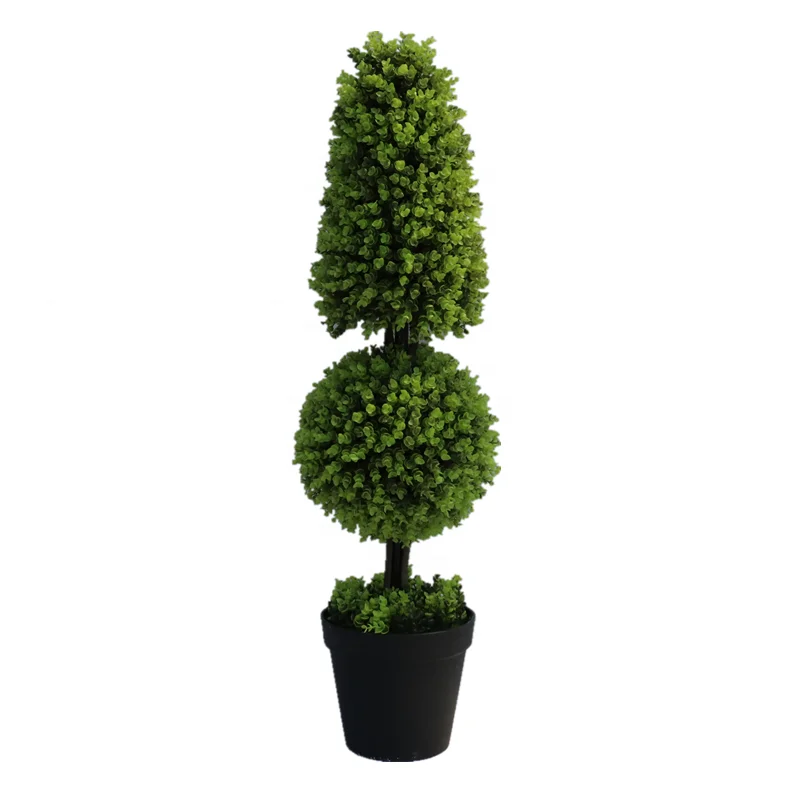 Home Decor Artificial Boxwood Ball Bonsai Garden Decoration Topiary Tree plants