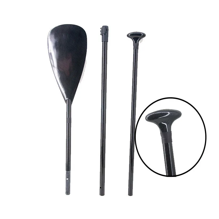 Good Quality Surfing Stand Up Kayak Carbon Fiber Paddle Board 100% Carbon Fiber Retractable Boat Paddle