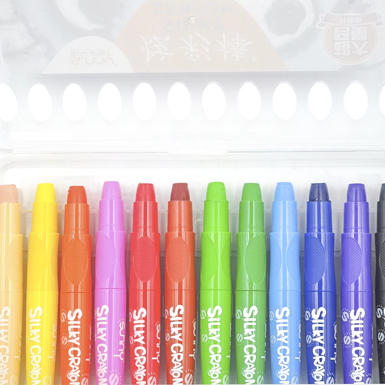 Colors Kids Non-Toxic Artistic Oil Painting Stick Drawing Color Crayons Set for Children