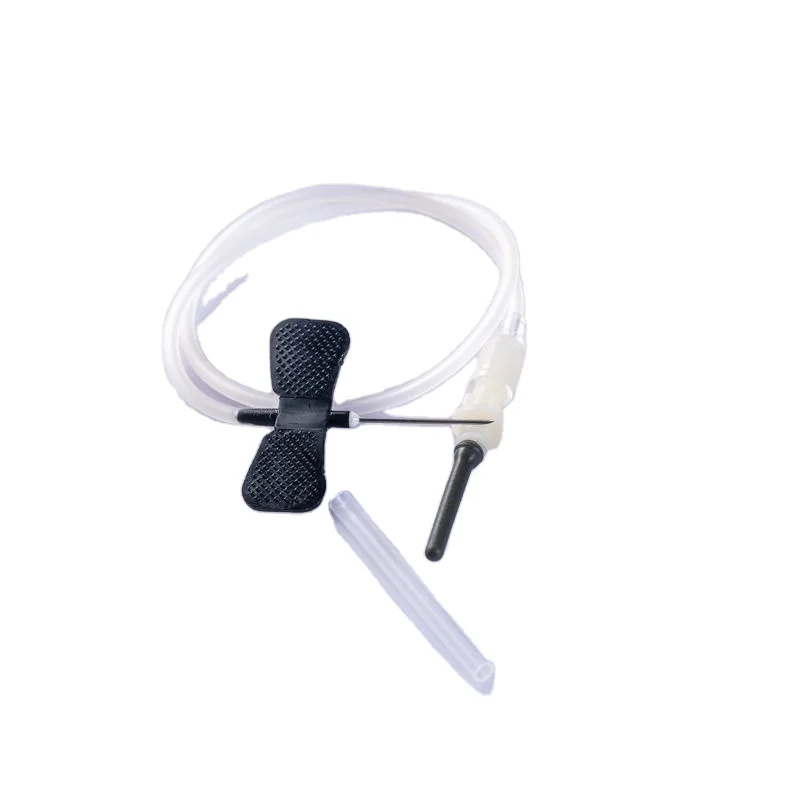 Disposable butterfly blood collection needle vacutainer venous 22G medical butterfly needle disposable blood collection needle