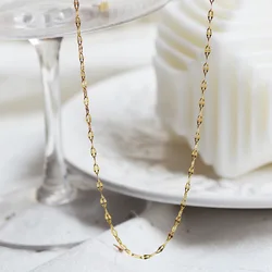 Bohemian style stainless steel necklace pearl charm green natural stone tennis necklace DIY pendants titanium jewelry