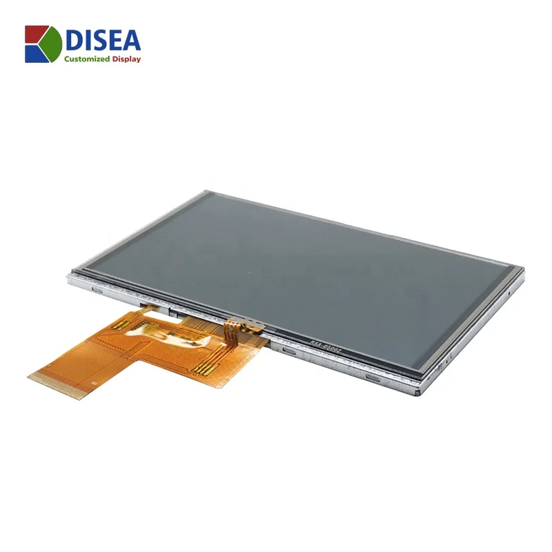 5.0 inch IPS tft lcd display panel 800x480 with resistive touch screen