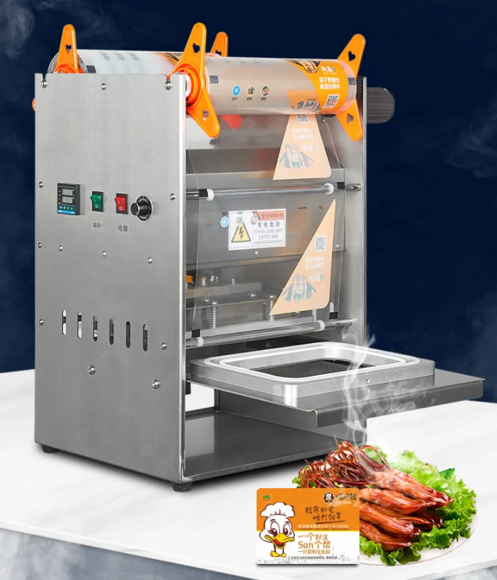 Electric auto sealing machine Liquid water plastic cup sealer machine