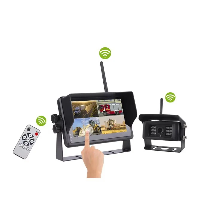 Беспроводная Автомобильная камера Luview с 7-дюймовым сенсорным экраном беспроводная система заднего вида