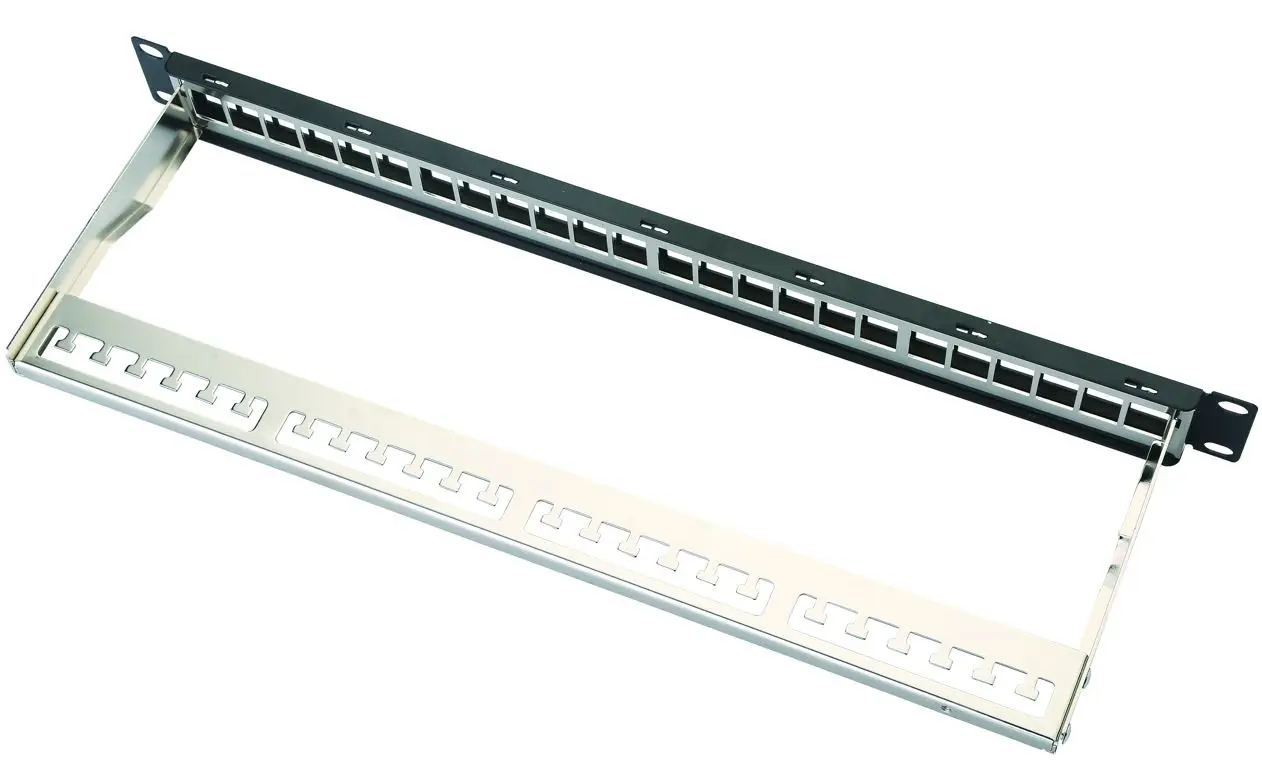 Rack mount accessory patch panel cat6 rj45 24 port ethernet computer patch panel rack mount 1U