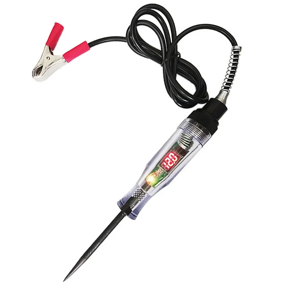 Car Truck Voltage Circuit Tester Auto 6V 24V Tools Car diagnostic Probe Test Pen Light Bulb electric measuring pen tools