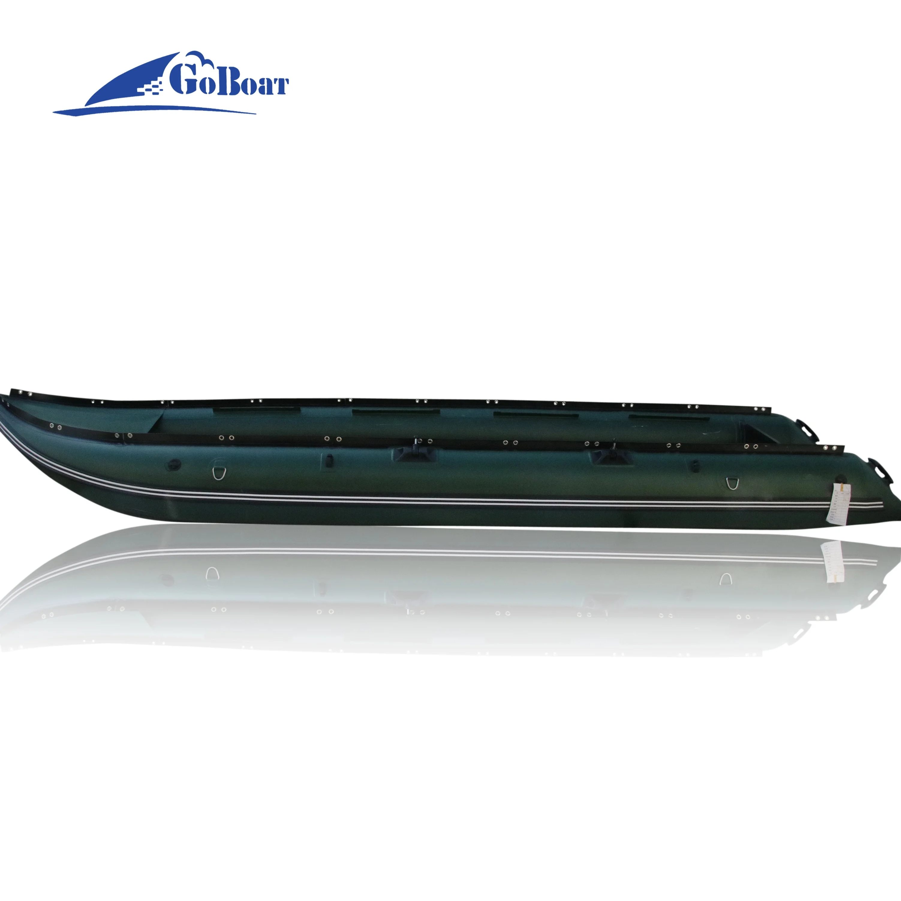 Goethe Goboat GTK420 14 футов ПВХ или гипалон надувная лодка премиум класса катамаанская рыболовная каяк с алюминиевым сиденьем для лодки
