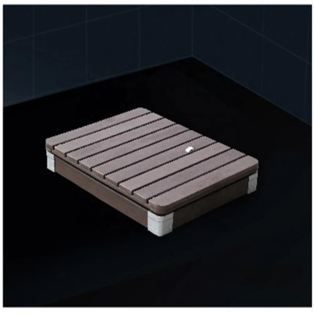 Modern Outdoor furniture garden square base wood outdoor shower