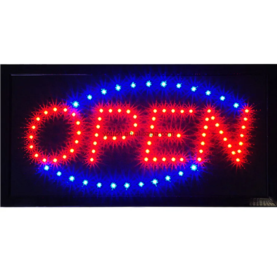 Manufacture Super Bright Electronic LED Neon OPEN Sign Board