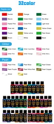 Non-toxic 32color peinture acrylique and metal acrylic pouring paint