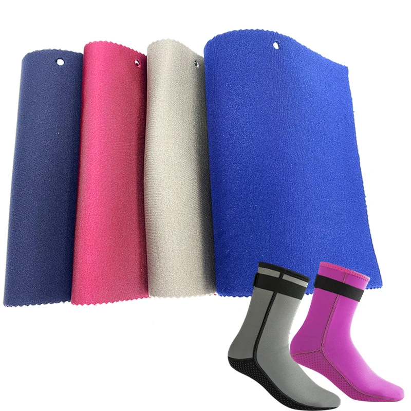 Dongqian 1mm 2mm 3mm 4mm 5mm 6mm 7mm Neoprene Rubber Sheet Solid Neoprene Fabric For Clothing