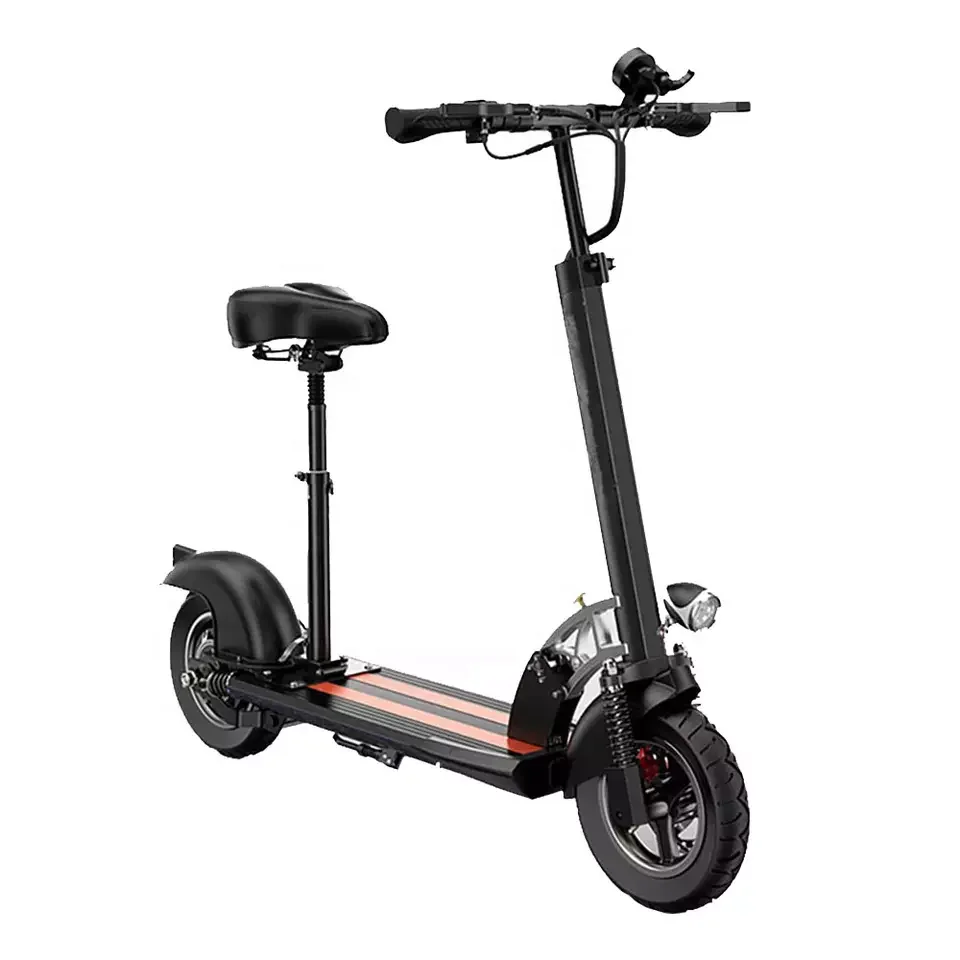 Aluminum Alloy 500w 10 Inch Two Wheel High Speed Motorcycle Electric Scooters For Adults