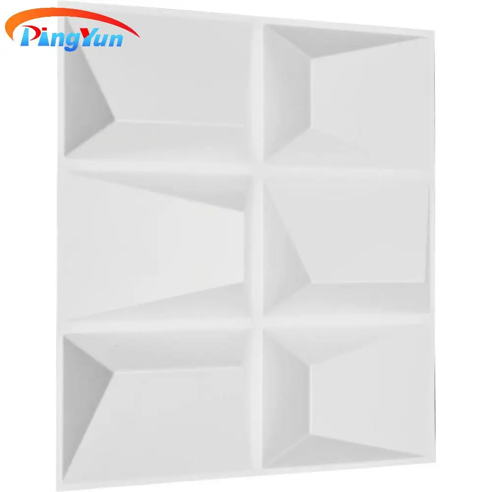 interior wall pvc grey color pvc wall panel for night club or hotel decoration
