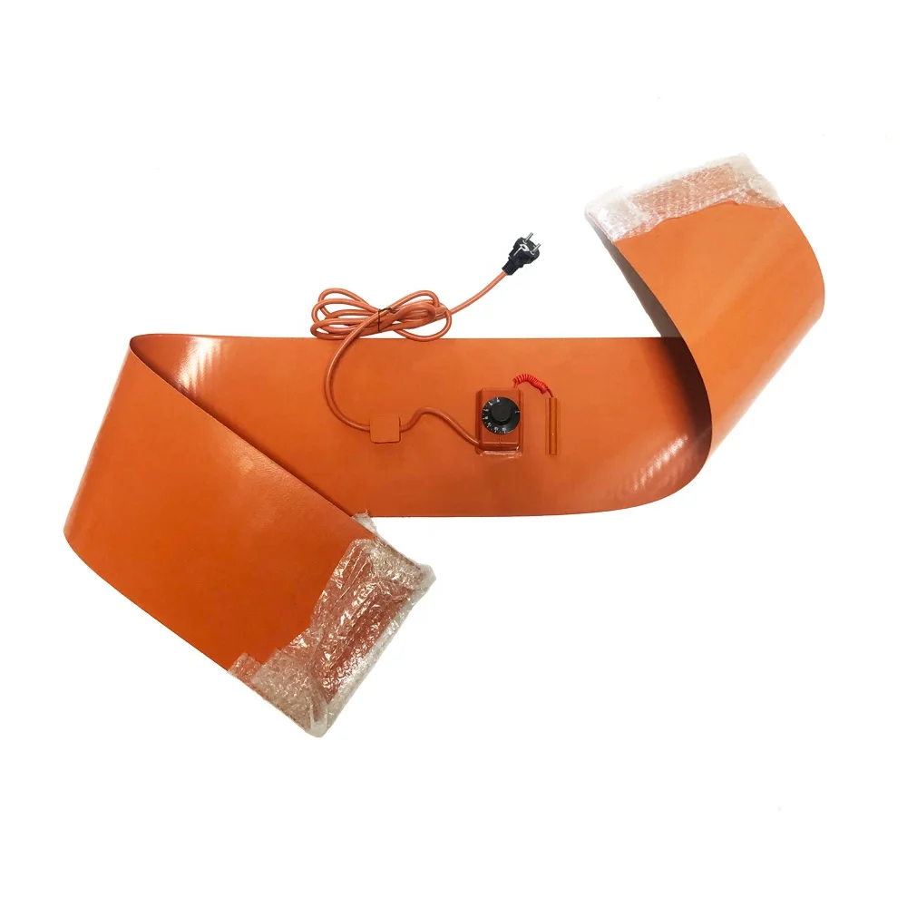 High quality 2000w silicone rubber heater for 200l drum container oil heating pad