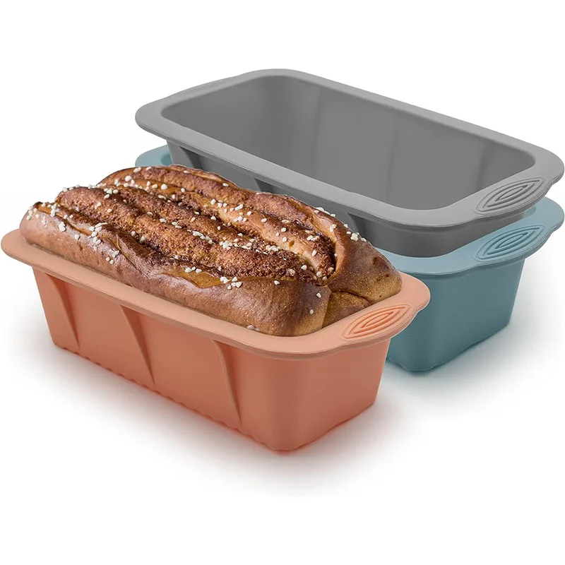 Rectangular Food Grade Silicone Custom Baking Muffin Toast Bread Cake Silicone Baking