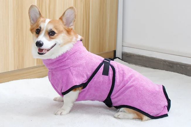 Manufacturer Wholesale Microfiber Dog Coat Gentle Fast Drying Super Absorbent Pet
