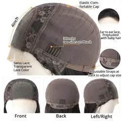 Wholesale Raw Indian Mink Virgin Human Hair Hd 13x4 13x6 4x4 5x5 Lace Frontal Wig 360 Full Transparent Lace Front Human Hair Wig