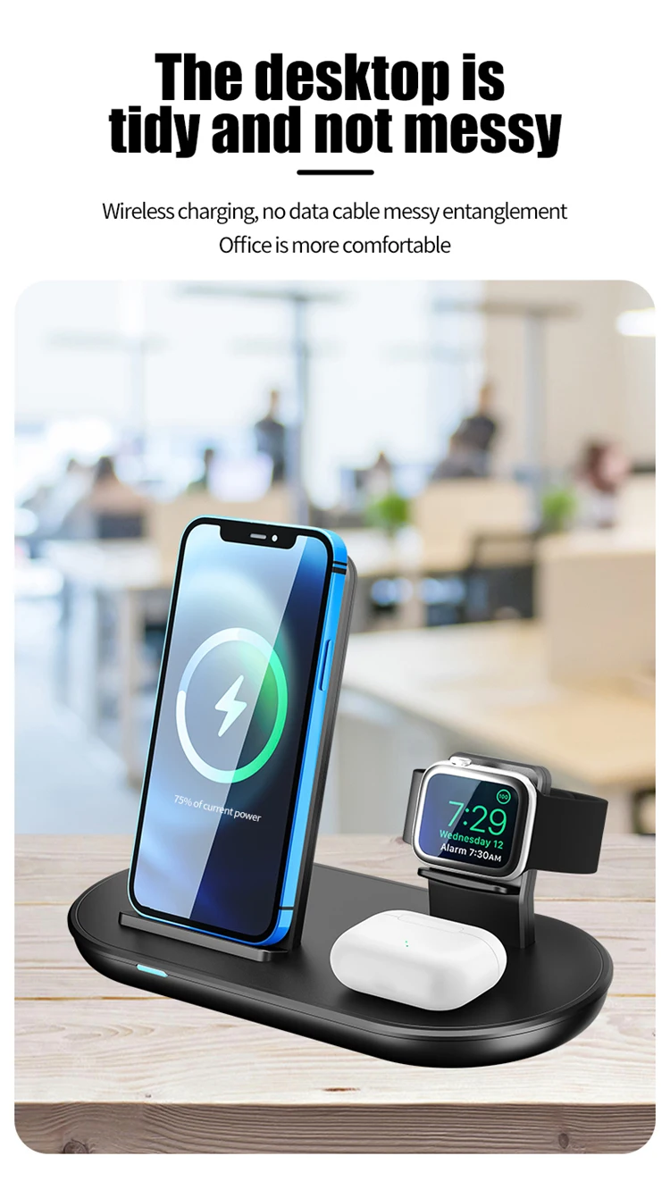 3 In 1 Fast Wireless Charger
