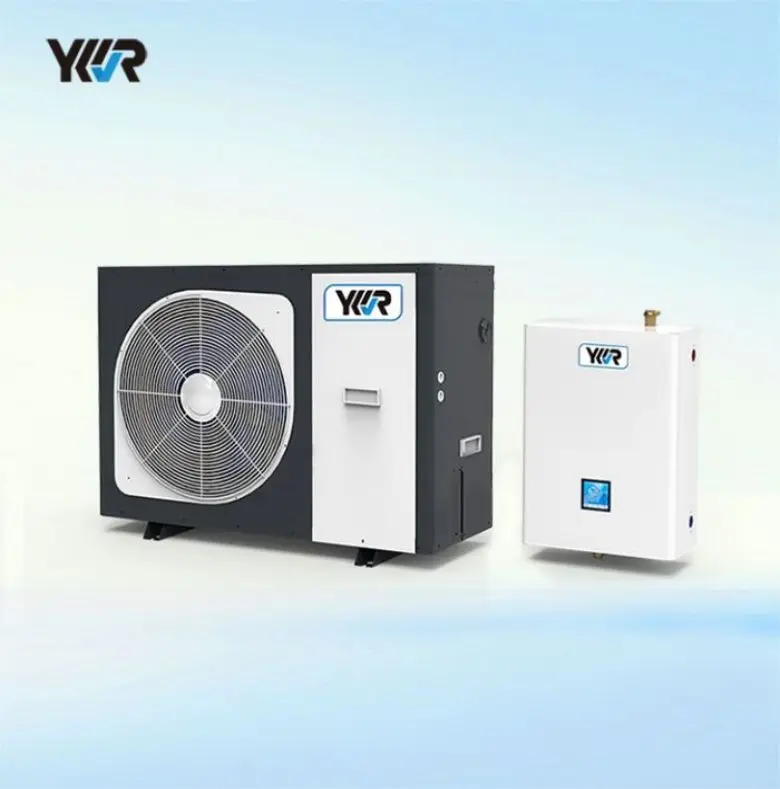 A+++ ErP  EVI DC inverter heat pump air to water heat pump air source for house heating cooling and domestic hot water