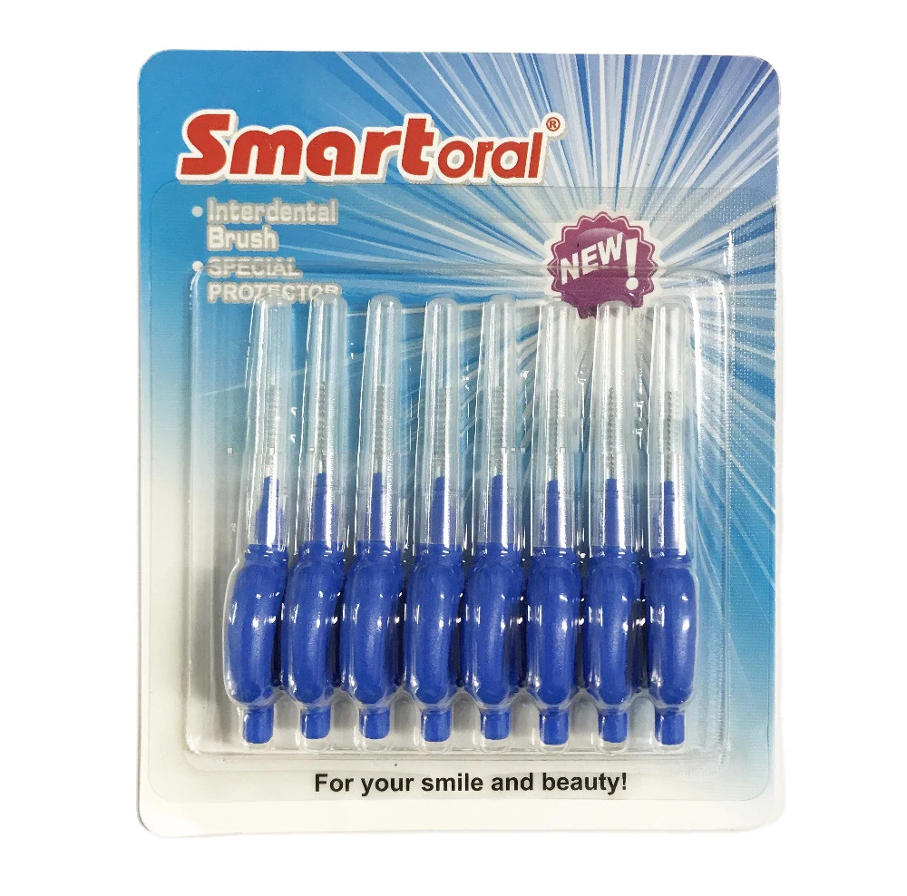 Professional Stainless Steel Wire Dupont bristle Interdental Brush Toothbrush