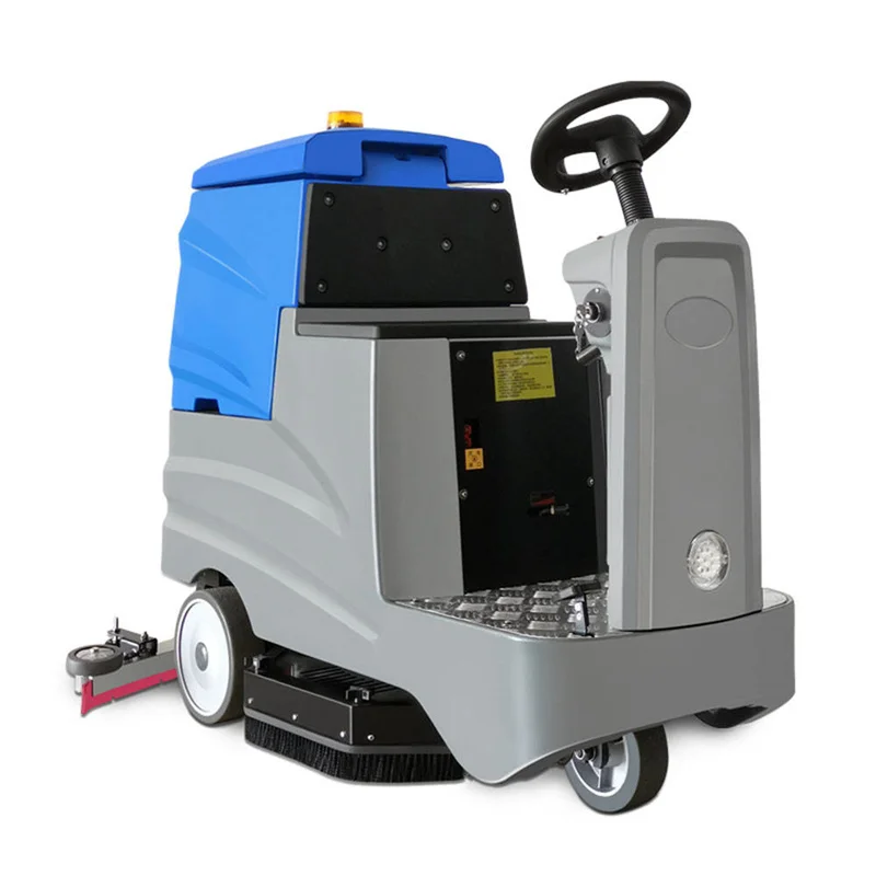 TX750 Electric Floor Scrubber Industrial Cleaning Equipment Ride-on Floor Clean Machine with Good Battery