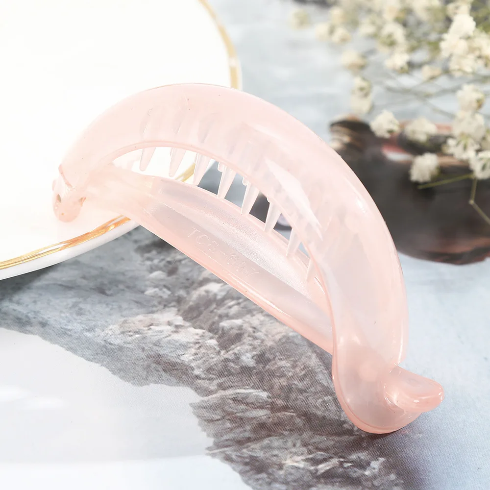 Корейские шпильки для волос модная заколка хвоста зажим банановый простой горизонтальный