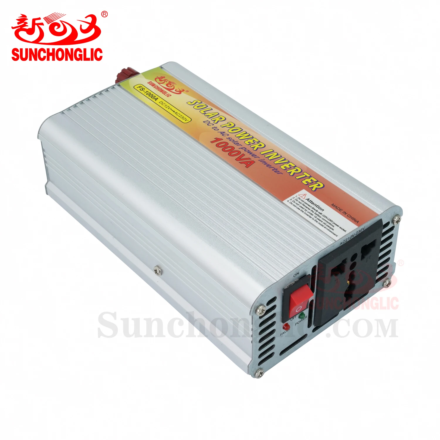 Sunchonglic inverter 1000w 12v 220v dc to ac 1000va 1000 watt modified sine wave solar power inverter