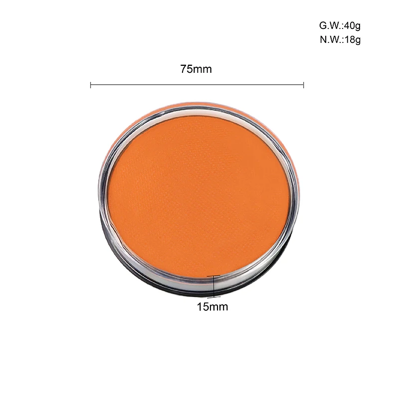 GP Wholesale professional body face paint water based gold Black white color face paint 30g multi-color body painting suppliers