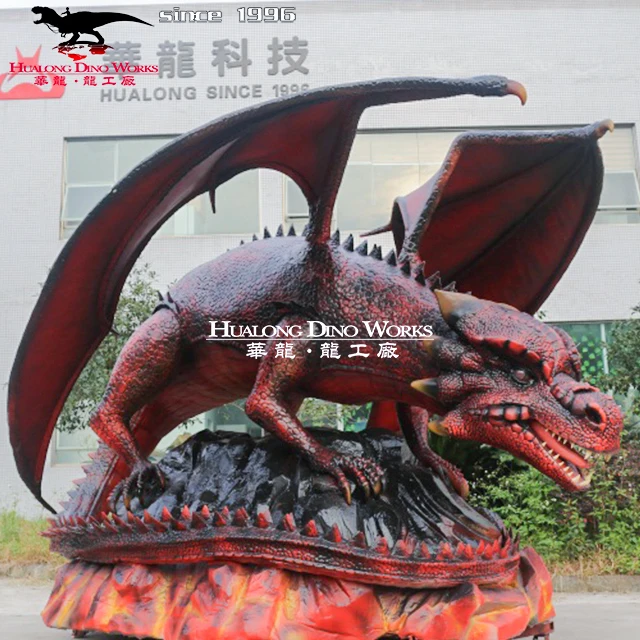 Giant and Fire-breathing Animatronic Big Dragon for Sale