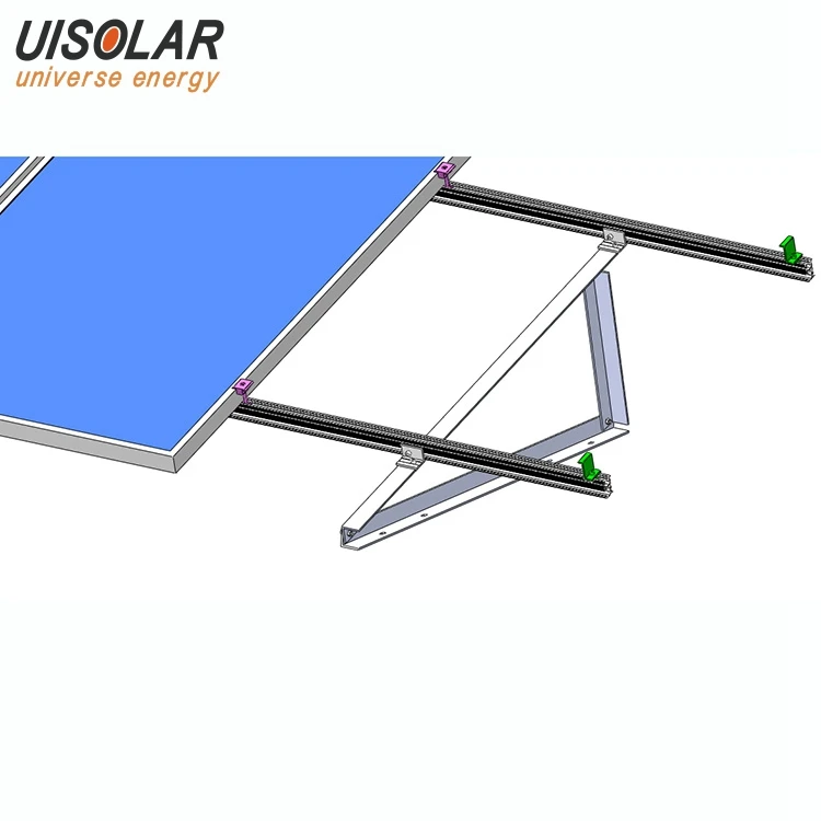 Commercial Concrete Roof And Tin Roof Adjustable Triangle Solar Power System Brackets