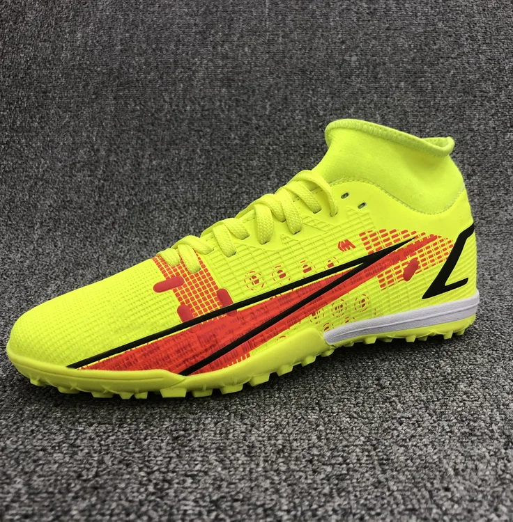Mammon Woven Mesh Rubber Sole Fg Mesh Upper Soccer Shoes Boxing Cr7 Football Boots Shoes