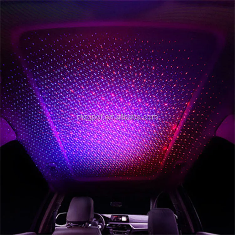 Universal Car Roof Star Light Led Interior Romantic Colorful Starry Sky For Car Led Ceiling Ambient Lights Atmosphere Decorative