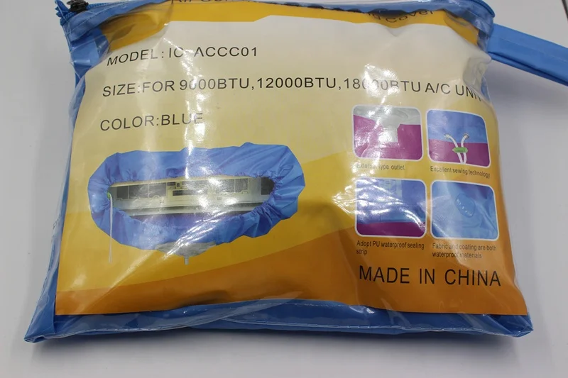 Air conditioning cleaning cover bag