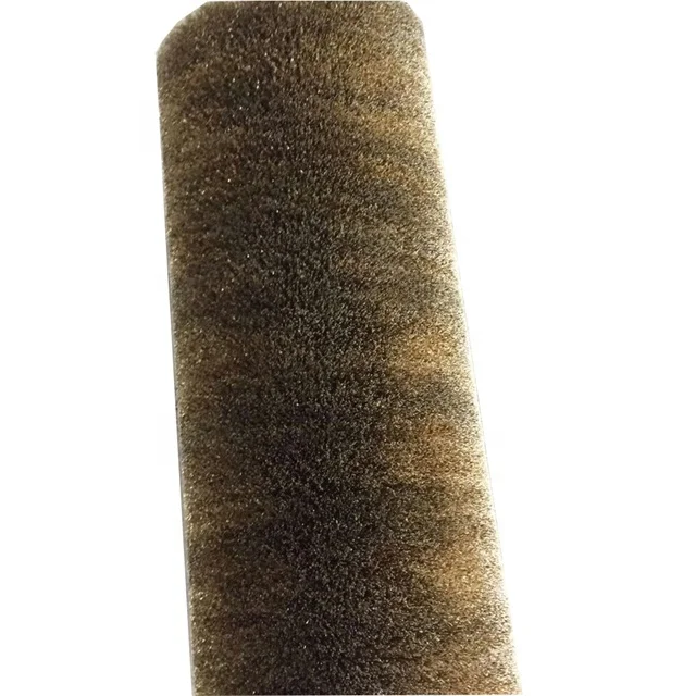 hot sale brass wire roller metal polishing brush/cylindrical steel wire metal roller brush