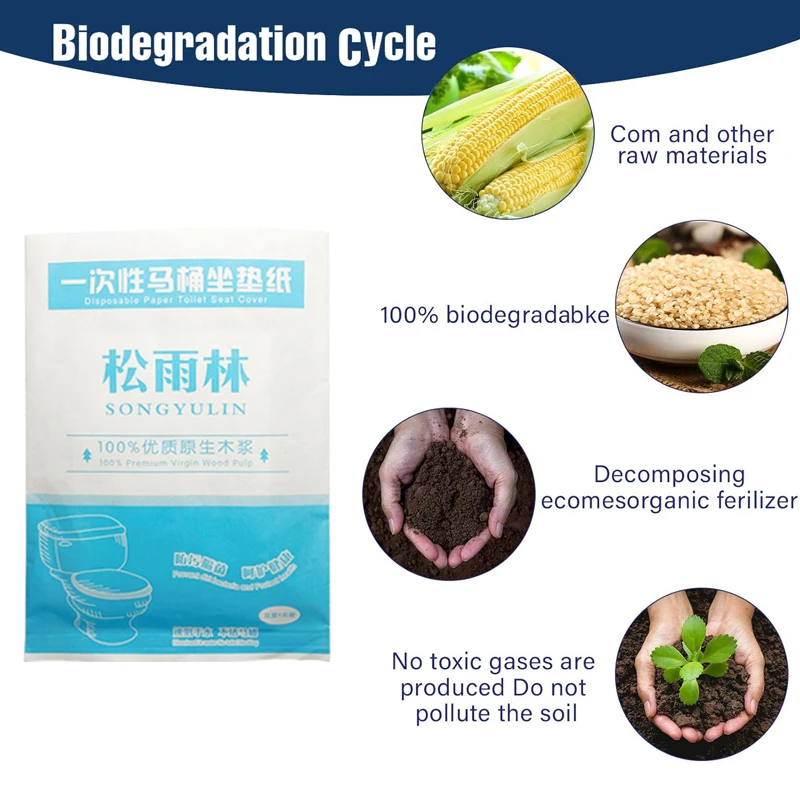 Toilet seat covers paper flushable toilet seat protection disposable toilet seat cushion