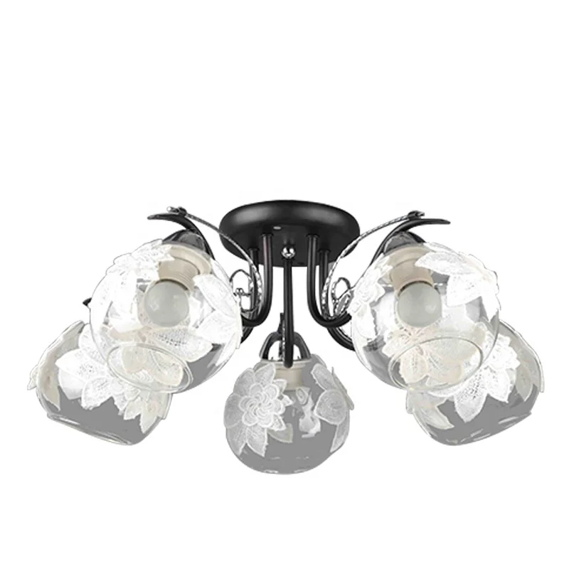 
Высококачественная Современная матовая черная потолочная лампа, Подвесная лампа для спальни 